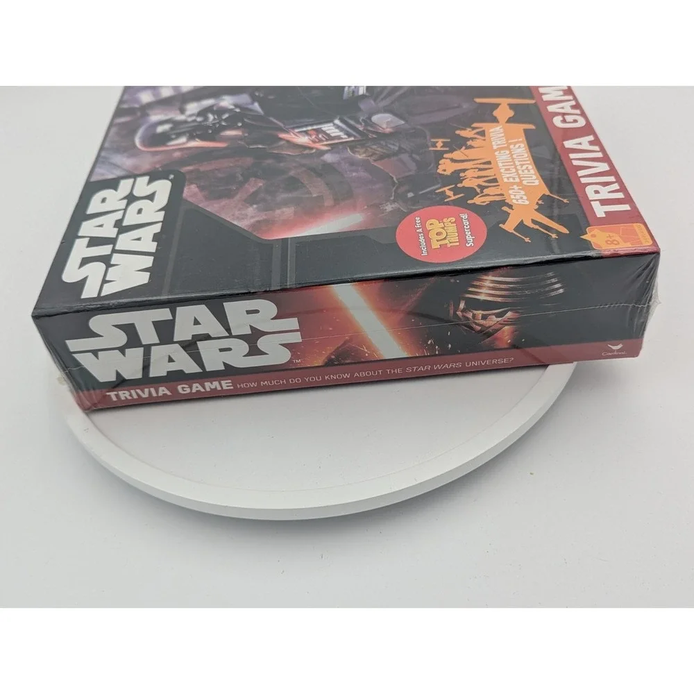 Star Wars Trivia‎ Game Sealed 650+ Questions Disney Lightsaber Puzzle Ages 8+